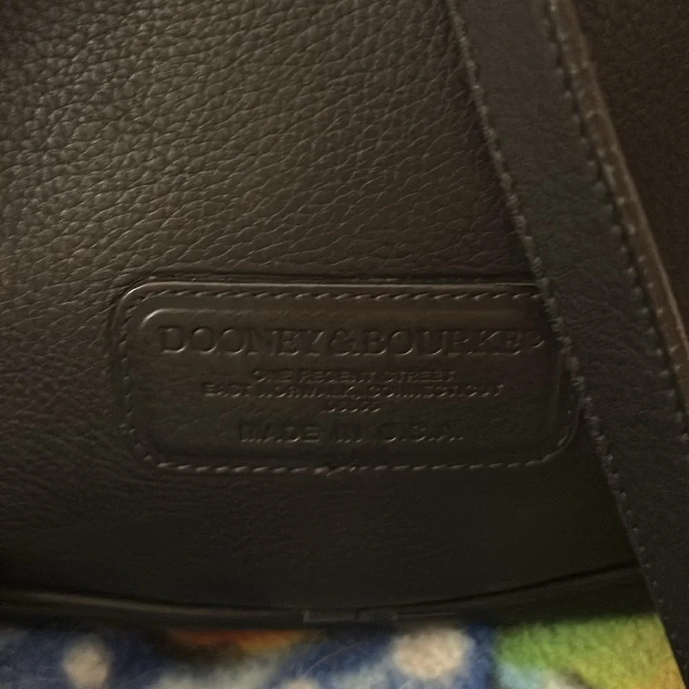 Dooney & Bourke Black Leather Backpack